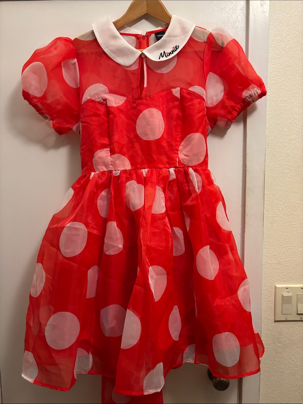 Disney By Hot Topic Minnie Mouse Dress with White Collar - size XL
